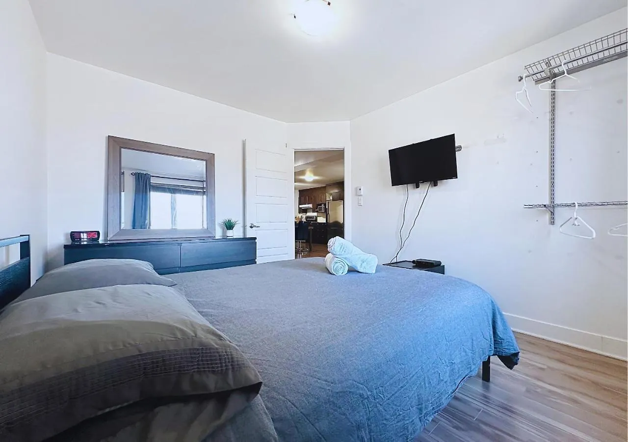 Elegant Et Cosy - 2 Chambres Bien Equipe Et Parking Gratuit Montreal Canada