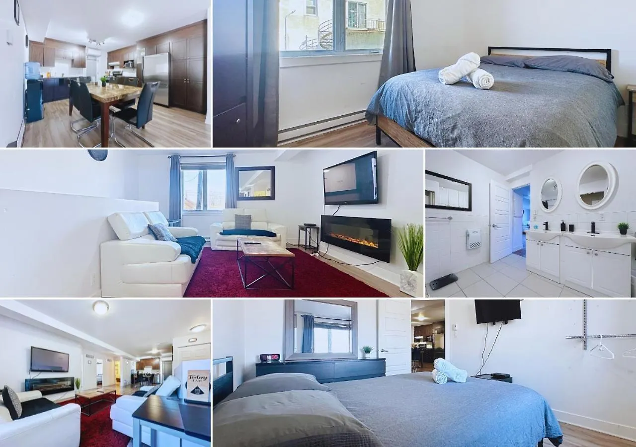 Elegant Et Cosy - 2 Chambres Bien Equipe Et Parking Gratuit Montreal Apartment