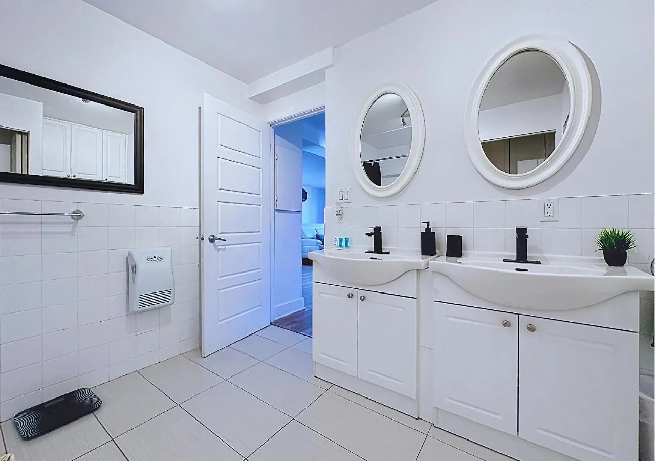 Elegant Et Cosy - 2 Chambres Bien Equipe Et Parking Gratuit Montreal Canada